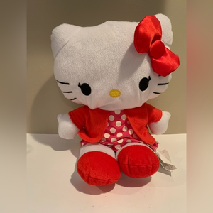 21" Hello Kitty Poka Dot Dress, Plush Toy, Doll,‎ Stuffed Animal